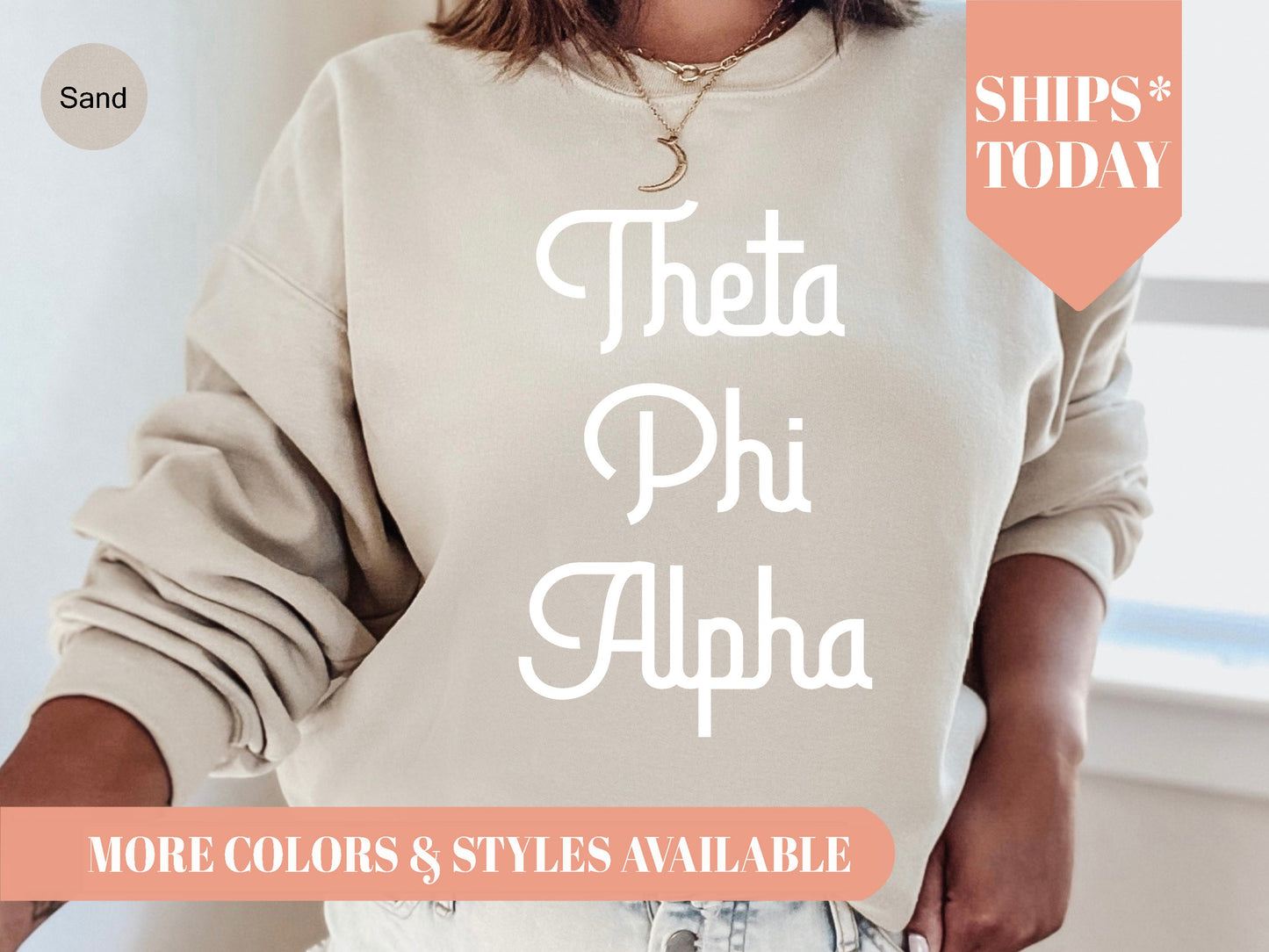 Theta Phi Alpha All About That Pop Sorority Sweatshirt _ 2705g