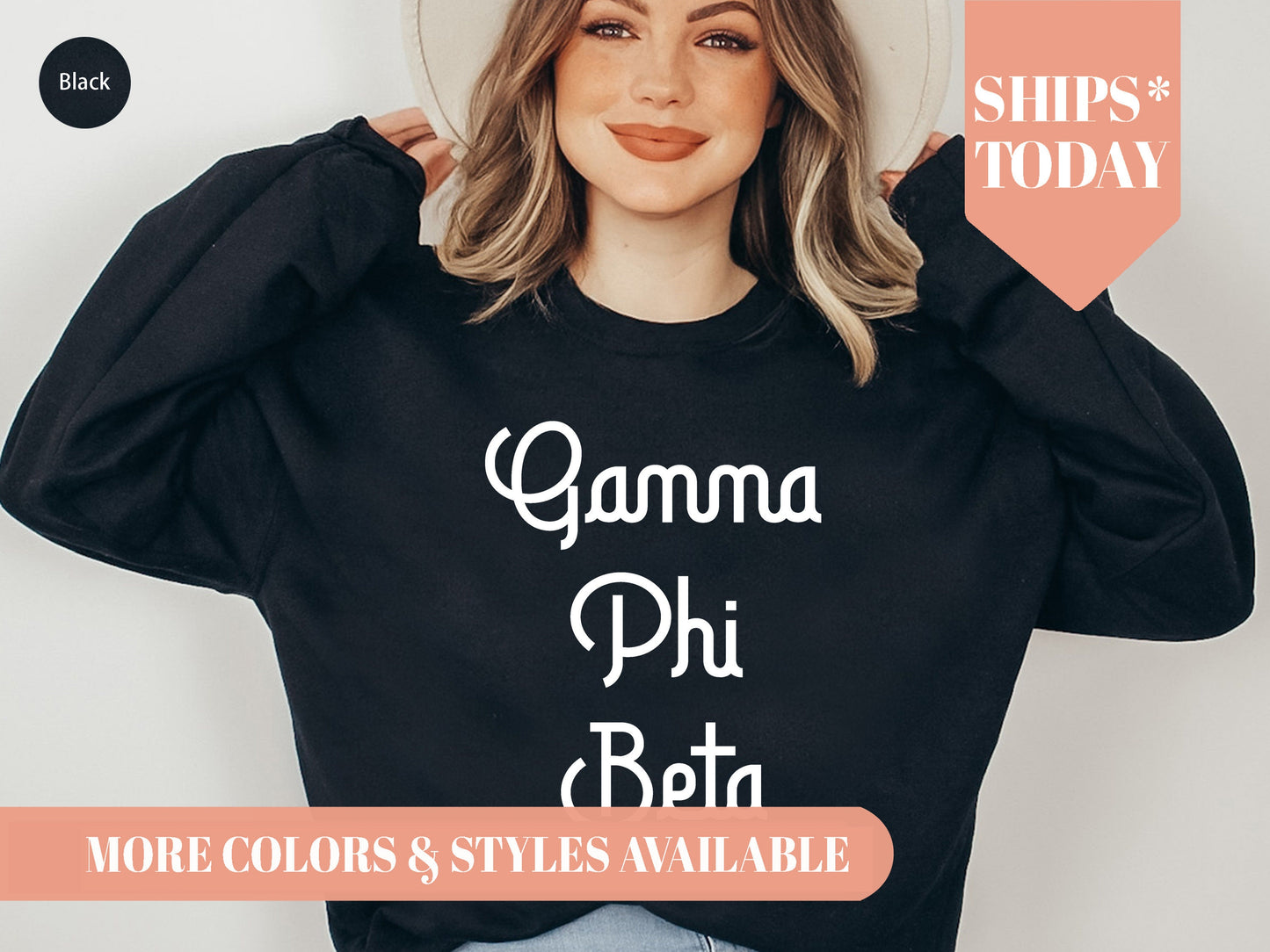 Gamma Phi Beta All About That Pop Sorority Sweatshirt _ 2695g