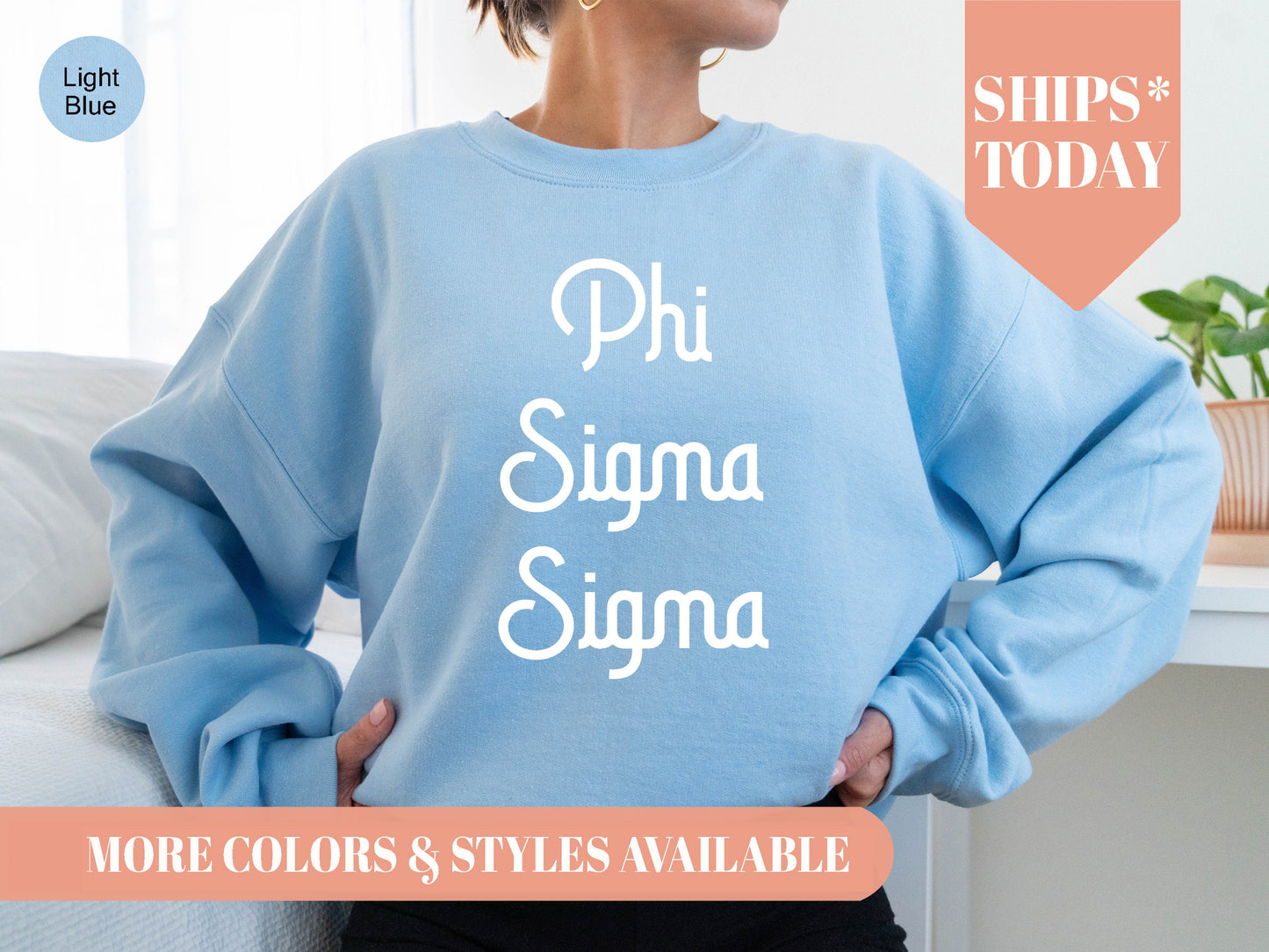 Phi Sigma Sigma All About That Pop Sorority Sweatshirt _ 2700g