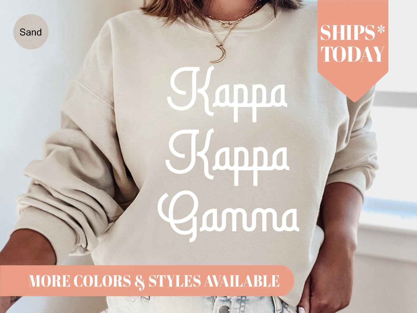 Kappa Kappa Gamma All About That Pop Sorority Sweatshirt _ 2698g