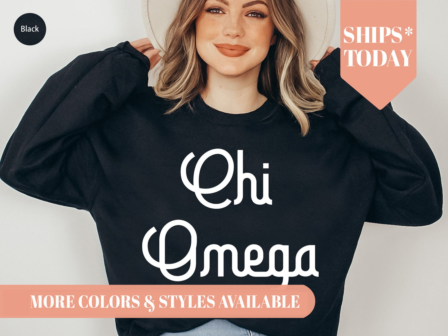 Chi Omega All About That Pop Sorority Sweatshirt _ 2690g