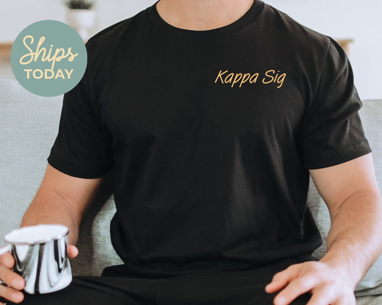 Kappa Sigma Sunset and Pines Fraternity T-shirt _ 33326g