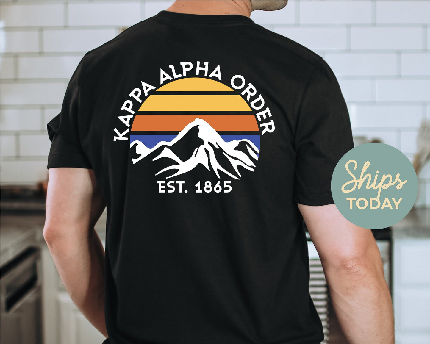 Kappa Alpha Order White Mountains Fraternity T-shirt _ 33294g