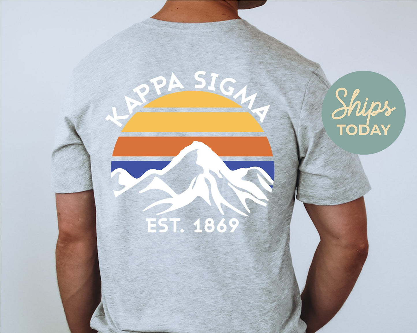 Kappa Sigma White Mountains Fraternity T-shirt _ 33295g