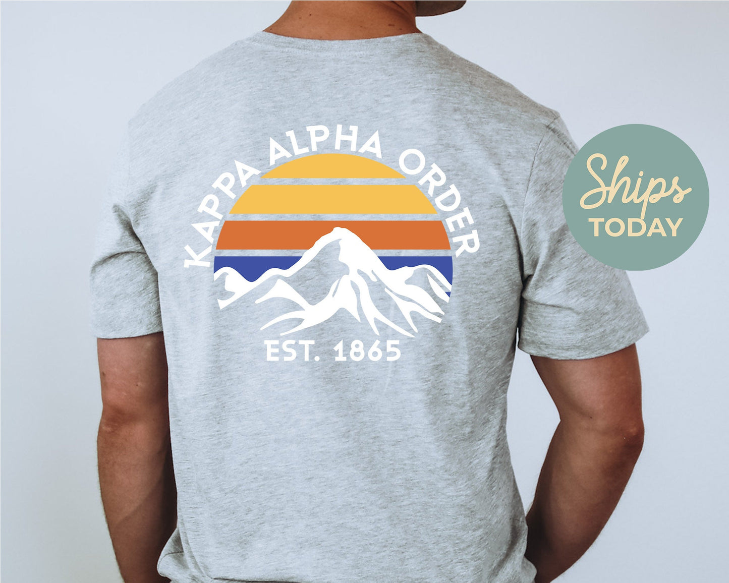 Kappa Alpha Order White Mountains Fraternity T-shirt _ 33294g