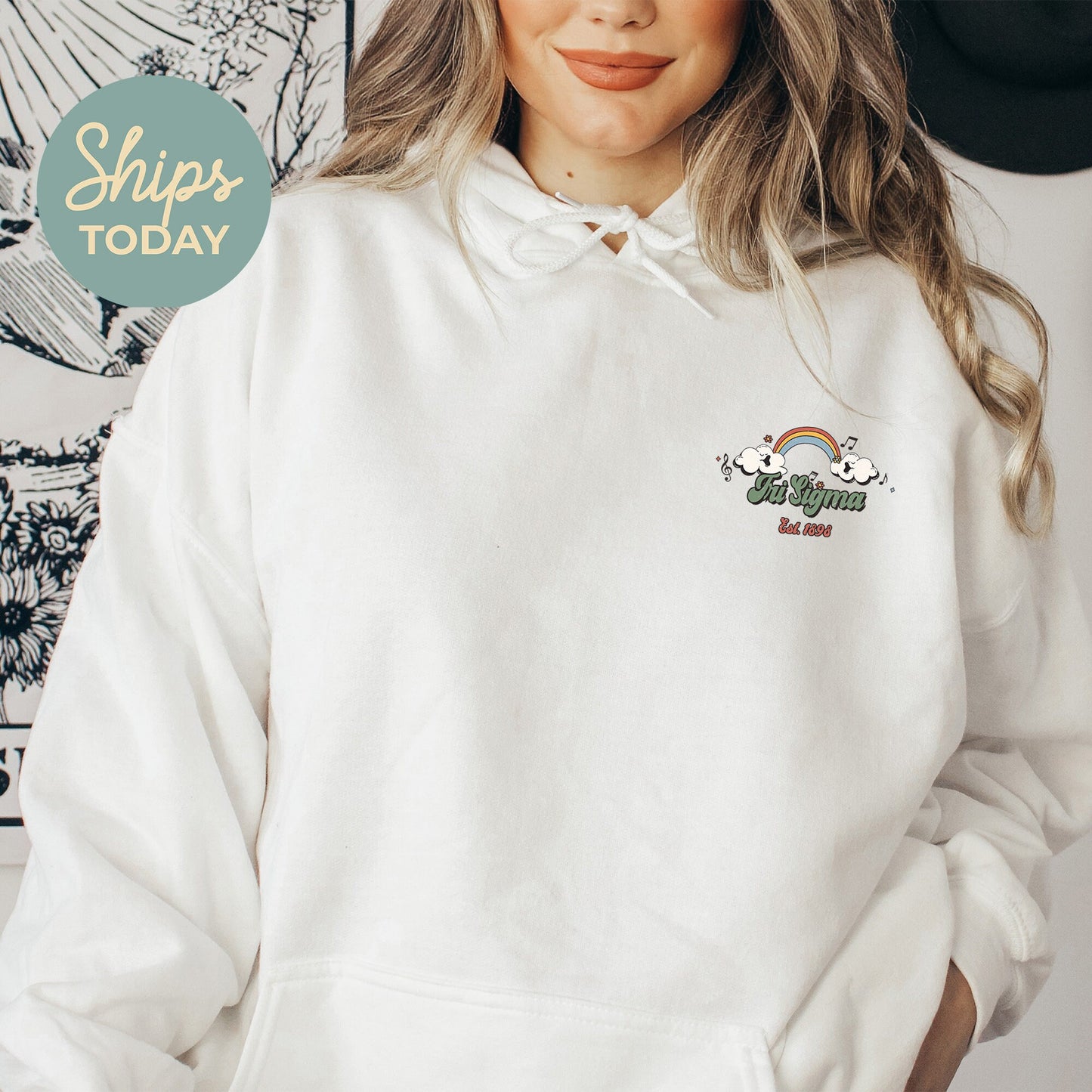 Sigma Sigma Sigma Kinder Planet Sorority Hoodie _ 35434g
