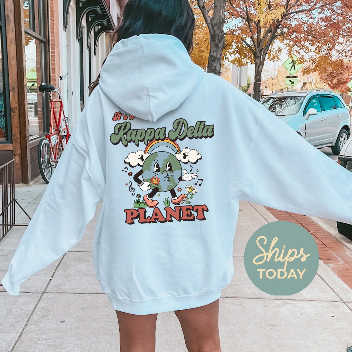 Kappa Delta Kinder Planet Sorority Hoodie _ 35427g