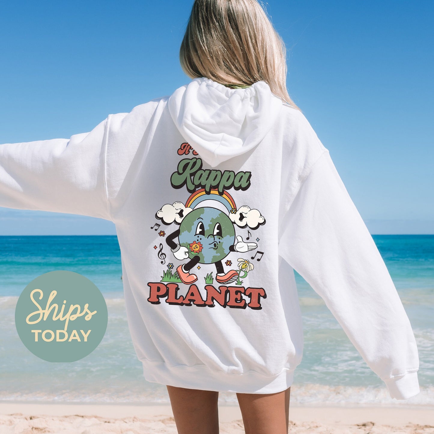 Kappa Kappa Gamma Kinder Planet Sorority Hoodie _ 35428g