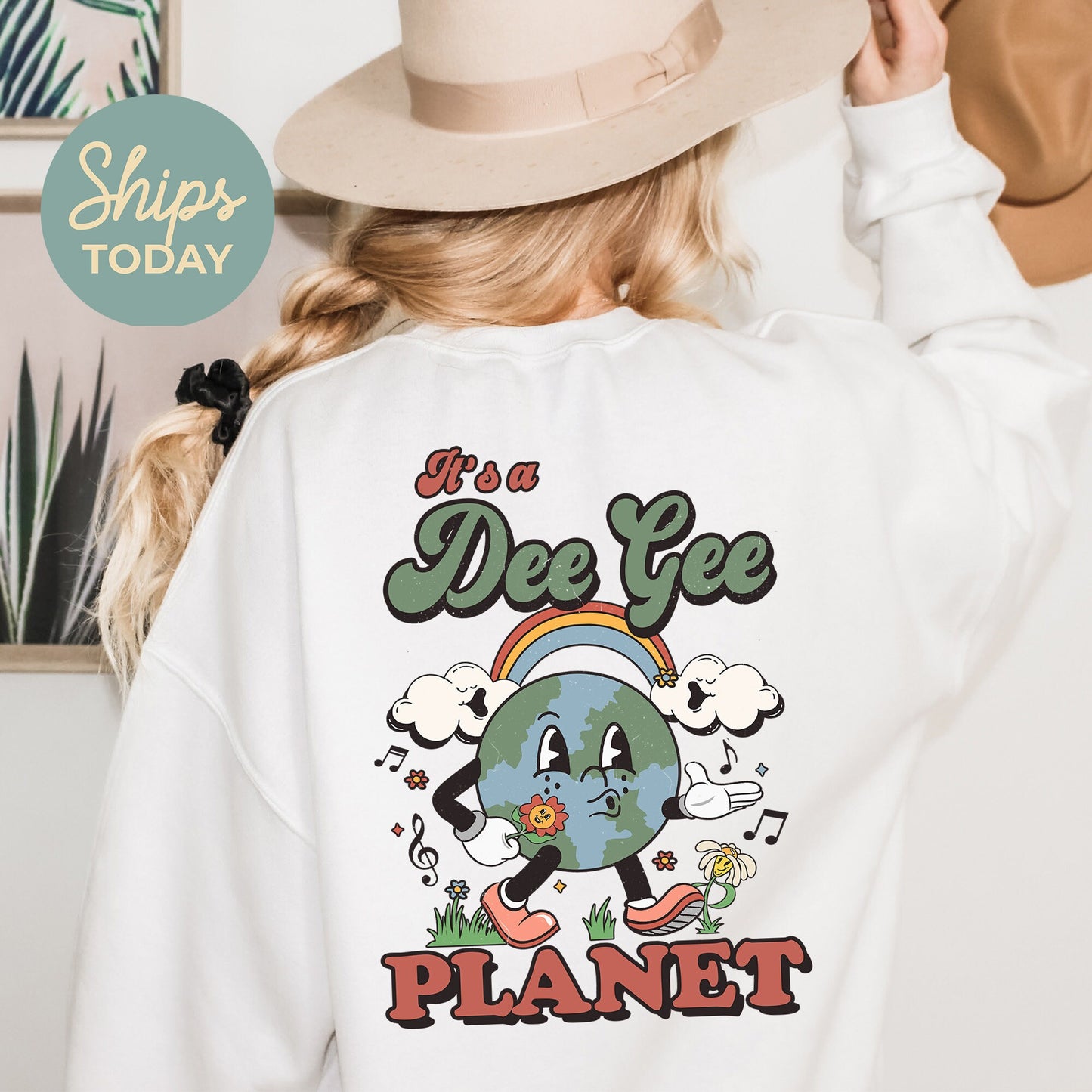 Delta Gamma Kinder Planet Sorority Hoodie _ 35422g