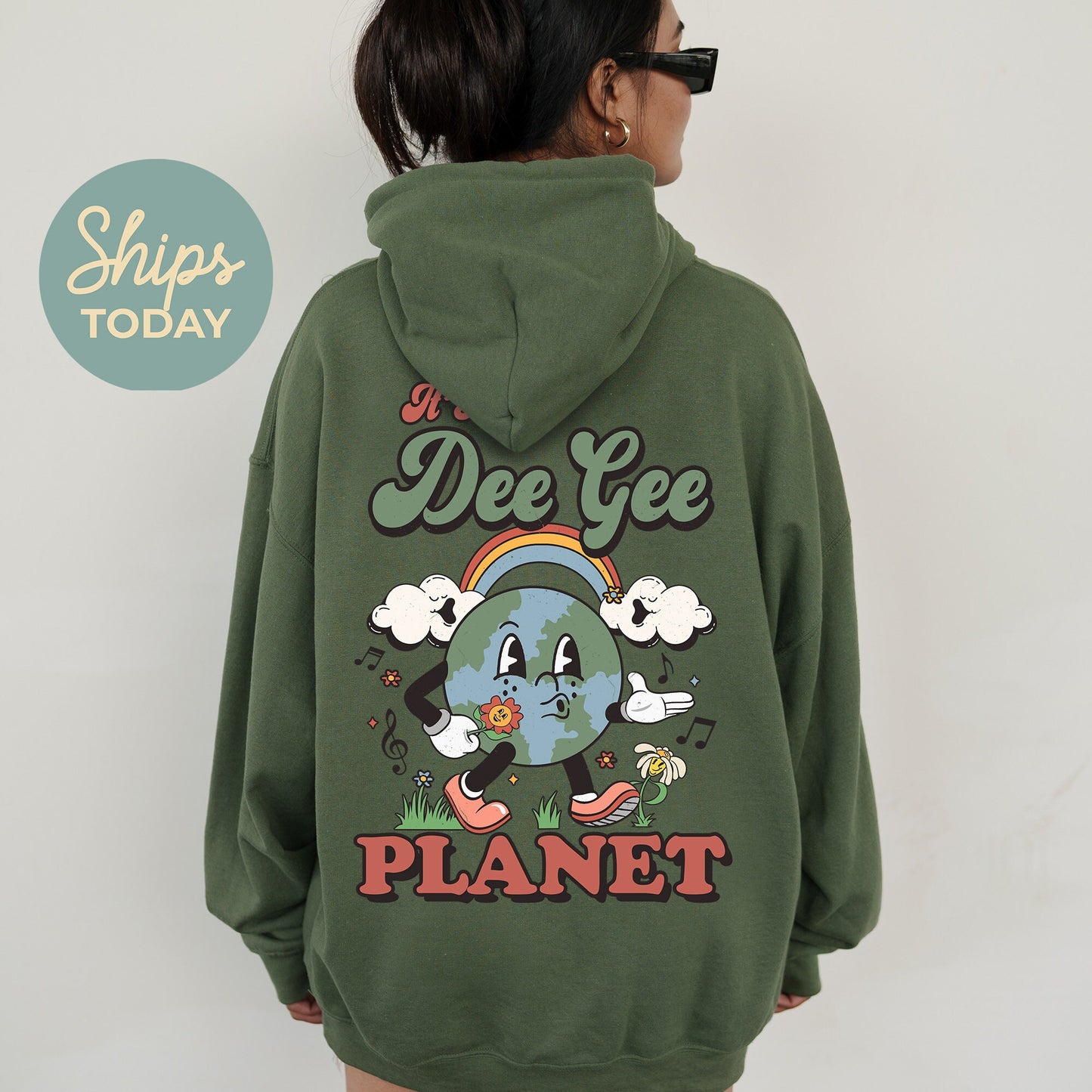 Delta Gamma Kinder Planet Sorority Hoodie _ 35422g