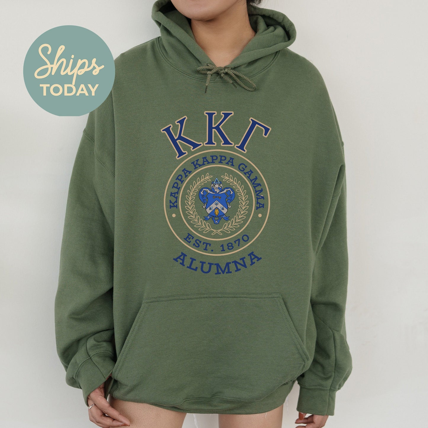 Kappa Kappa Gamma Alumna Vintage Sorority Hoodie _ 31026g