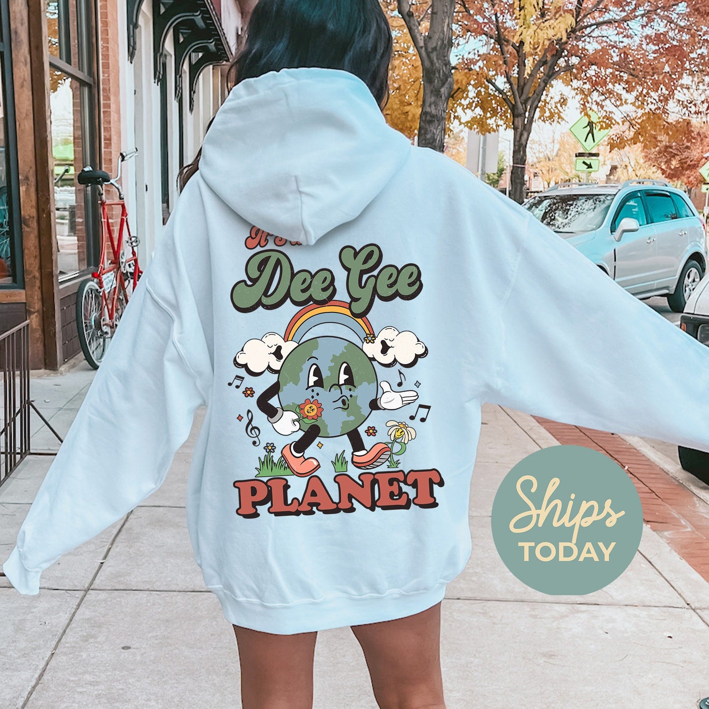 Delta Gamma Kinder Planet Sorority Hoodie _ 35422g