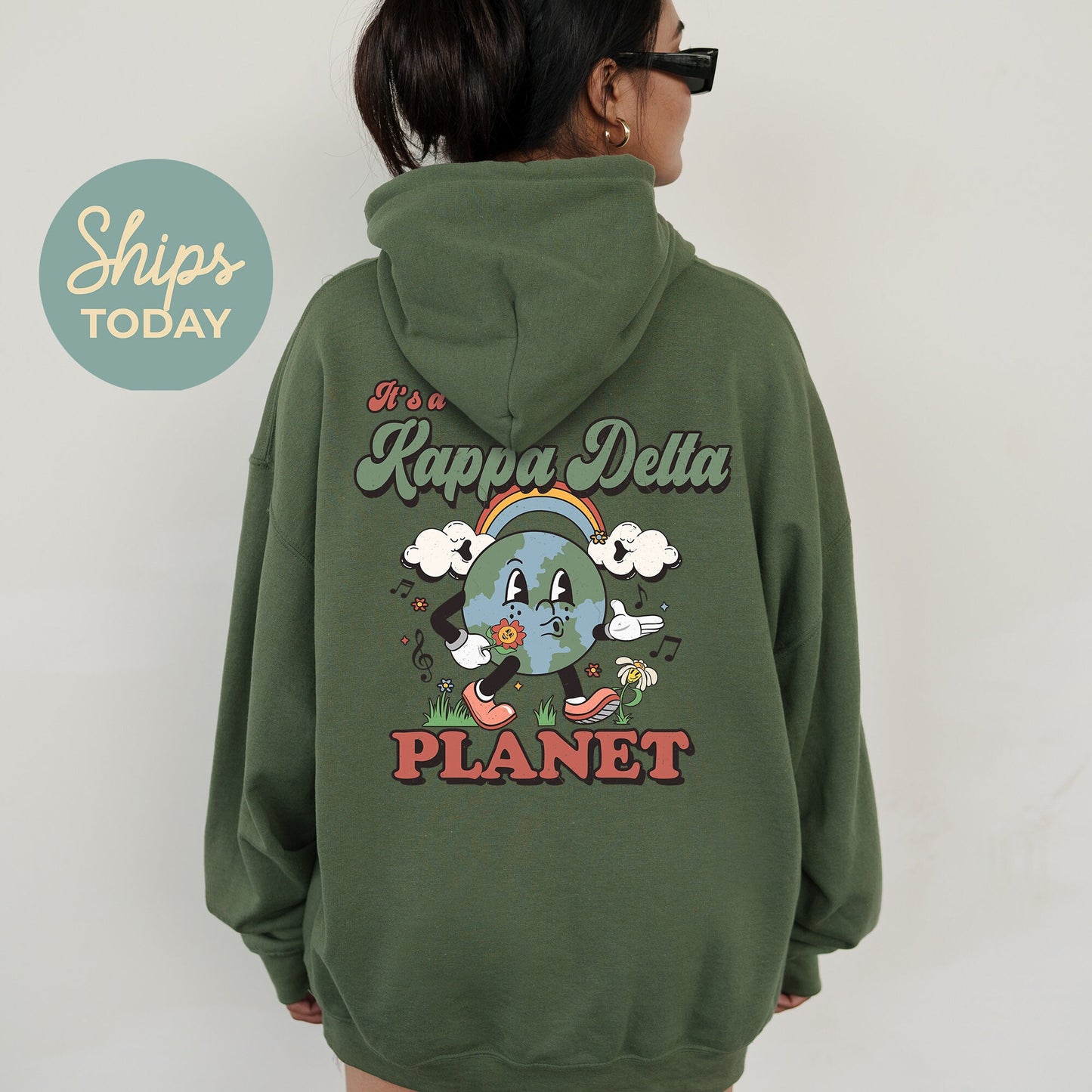 Kappa Delta Kinder Planet Sorority Hoodie _ 35427g