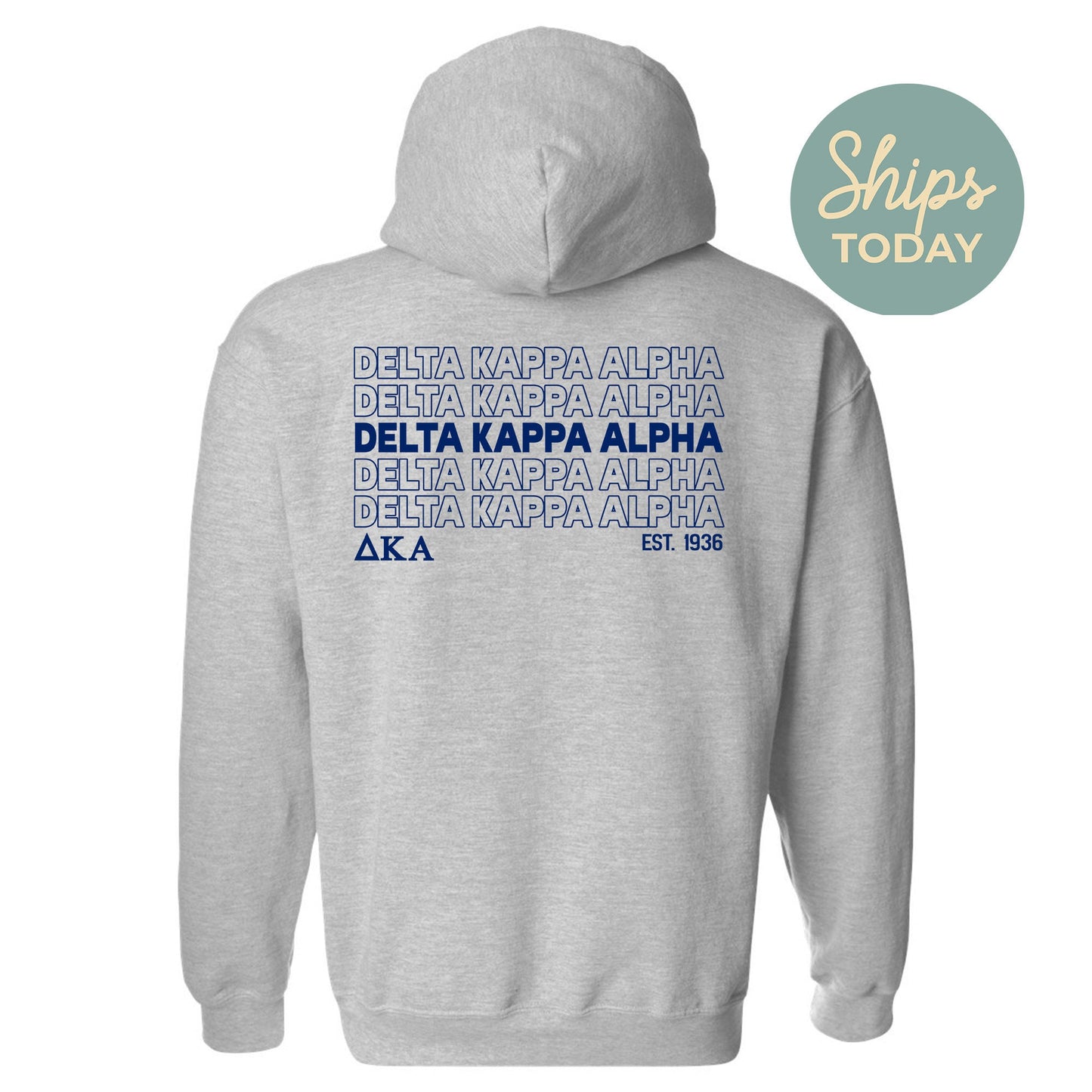 Delta Kappa Alpha Repeating Letters COED Hoodie _ 35587g