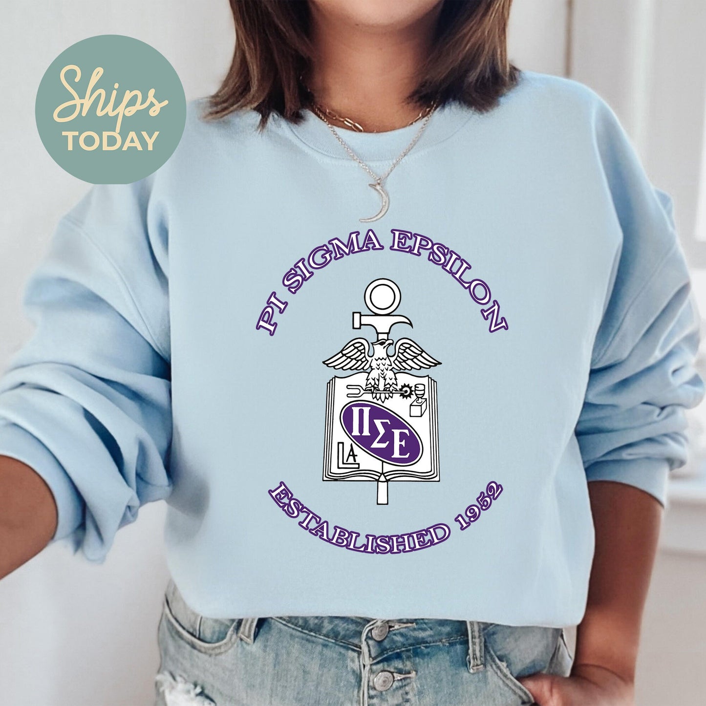 Pi Sigma Epsilon Iconic Insignia COED Sweatshirt _ 35676g