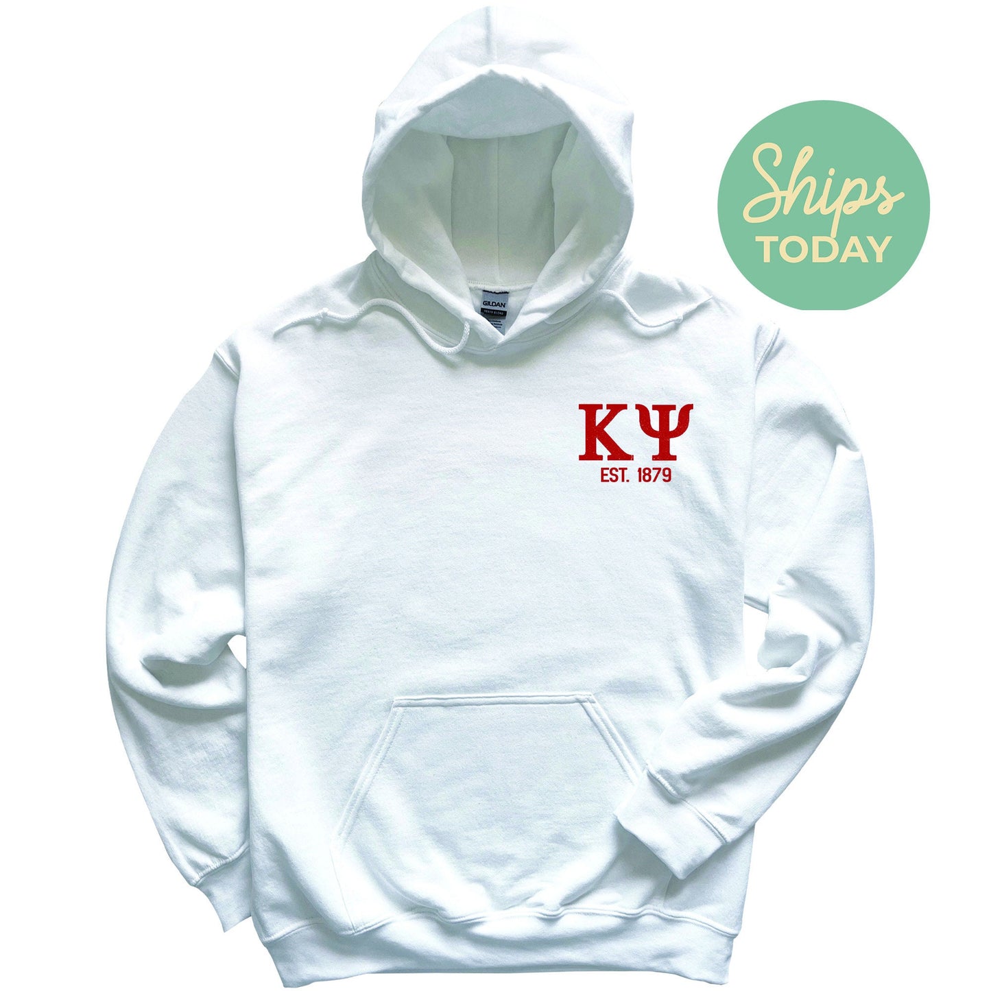 Kappa Psi Repeating Letters COED Hoodie _ 35590g