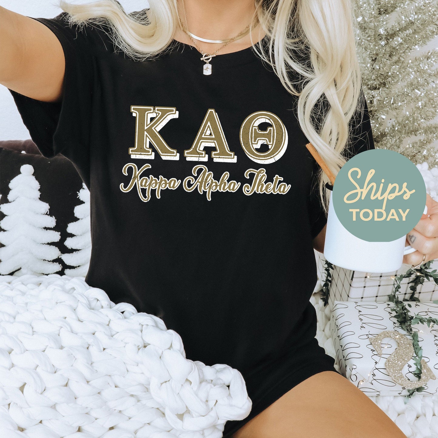 Kappa Delta Greek Colors Sorority T-shirt _ 36085g