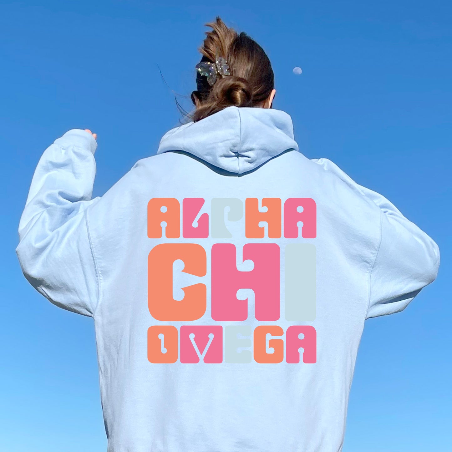 Alpha Chi Omega Vibrant Verve Sorority Hoodie _ 32601g