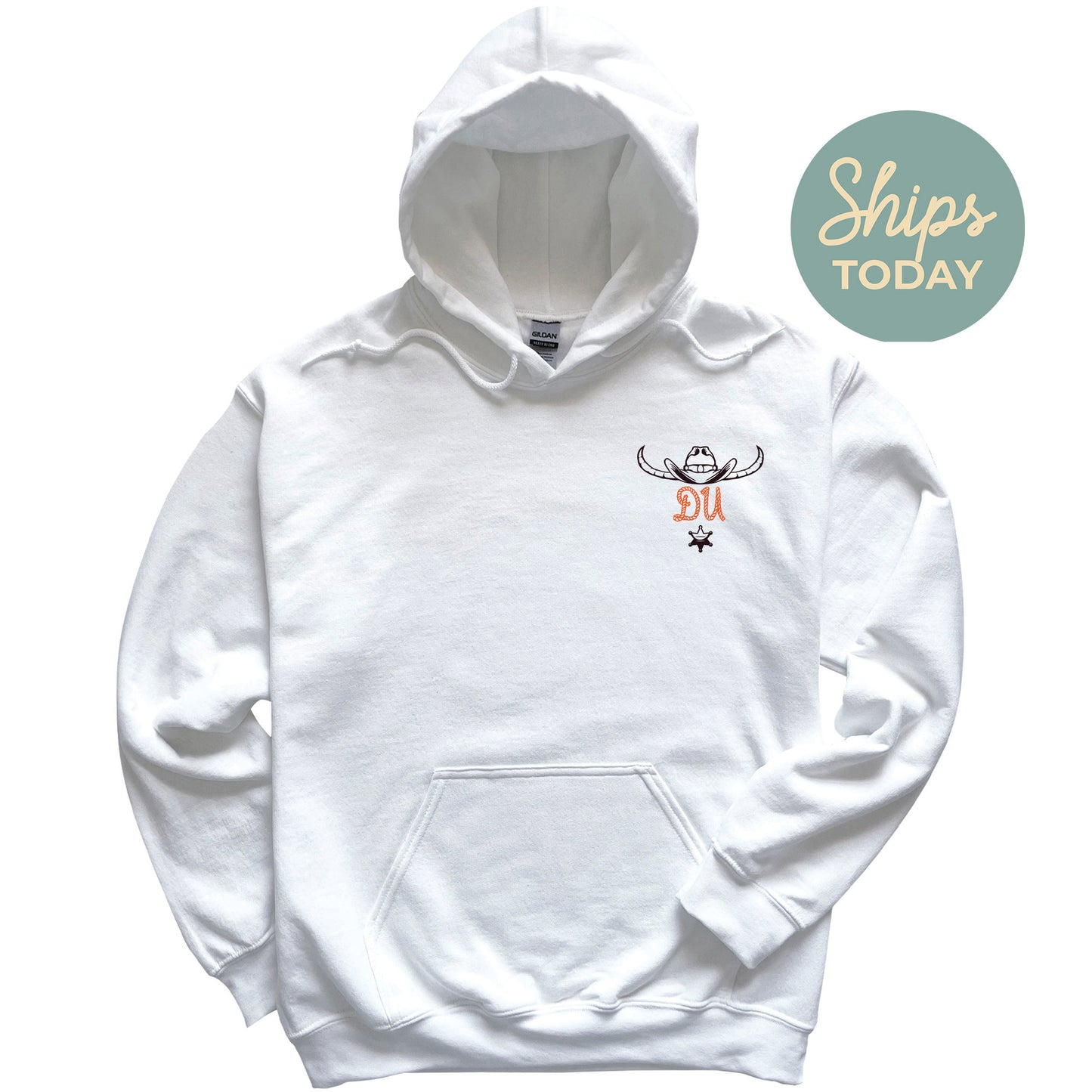 Delta Upsilon Cowboy Fraternity Hoodie _ 31189g