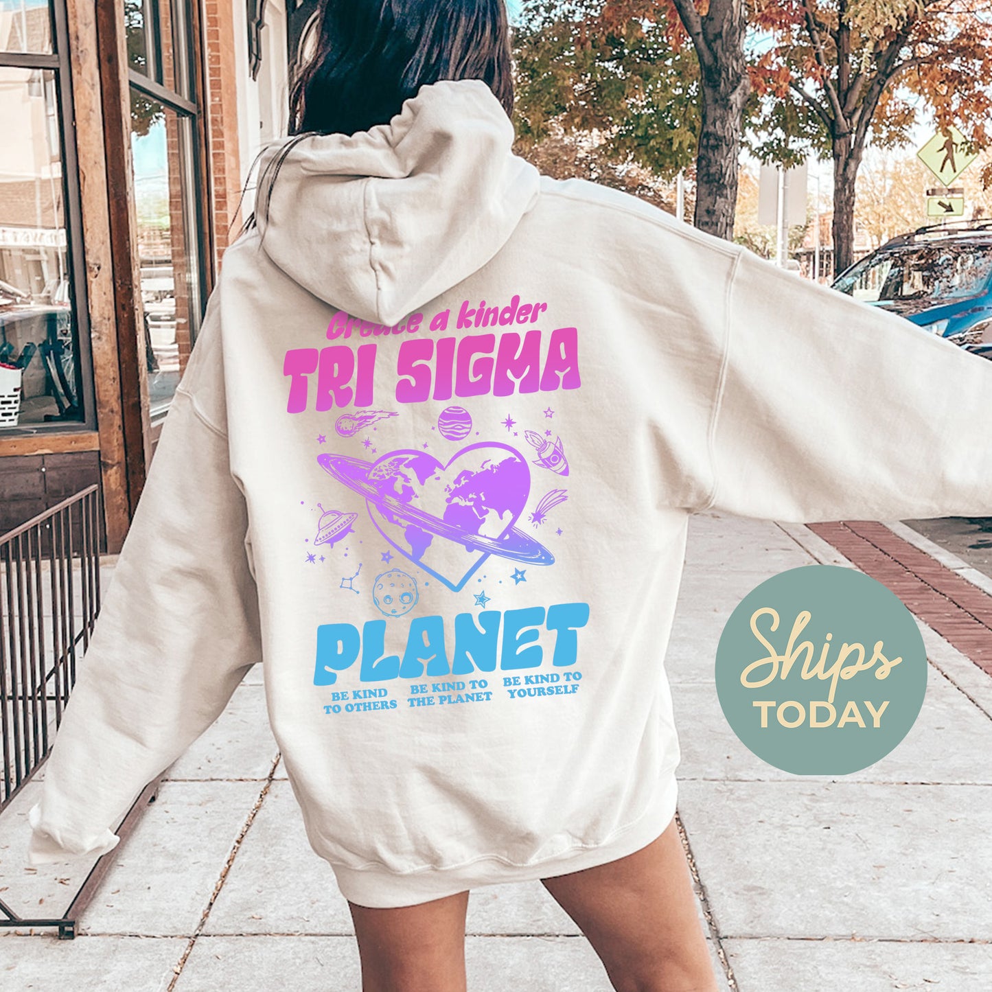 Sigma Sigma Sigma Ombre Worlds Sorority Hoodie _ 35564g