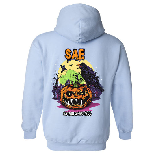 Sigma Alpha Epsilon Halloween Bats Fraternity Hoodie _ 36272g