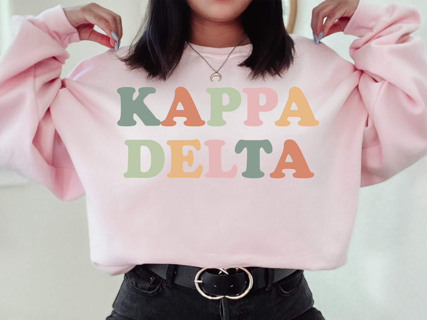 Kappa Delta Bright and Proud Sorority Sweatshirt _ 430g