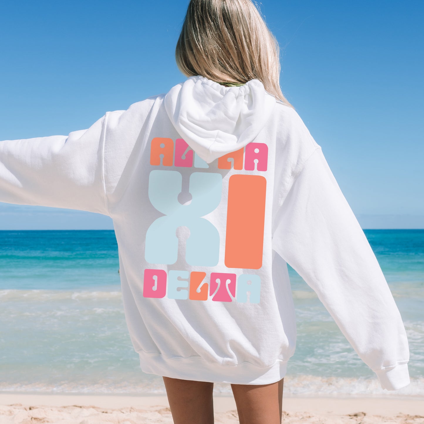 Alpha Xi Delta Vibrant Verve Sorority Hoodie _ 32609g