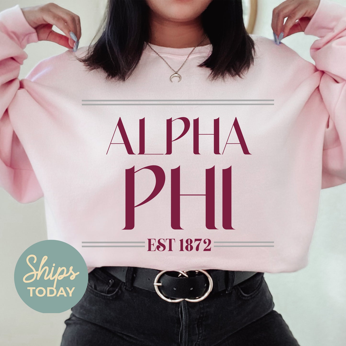 Alpha Phi Greek Harmony Sorority Sweatshirt _ 34969g