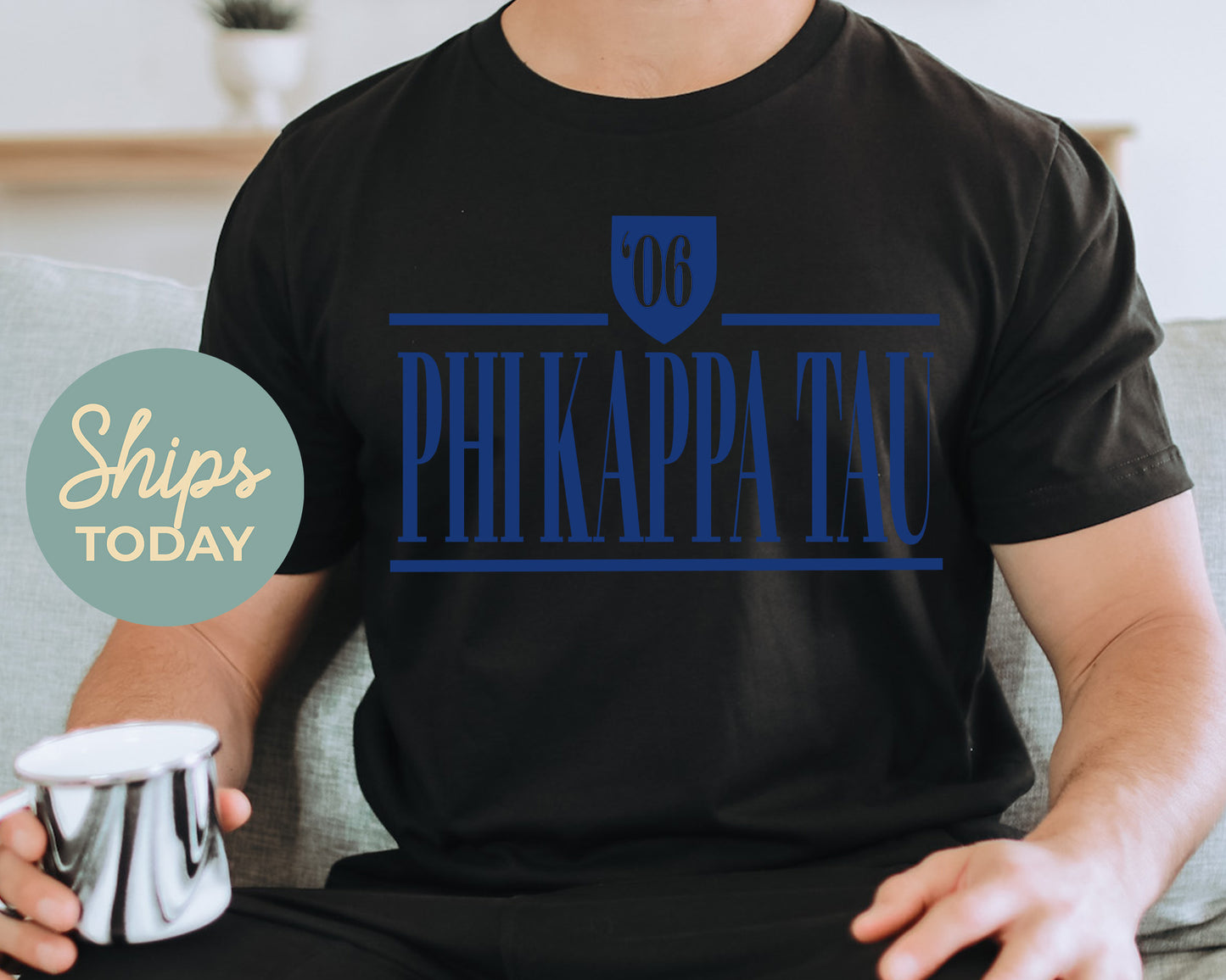 Phi Kappa Tau Shield Fraternity T-shirt _ 1199g