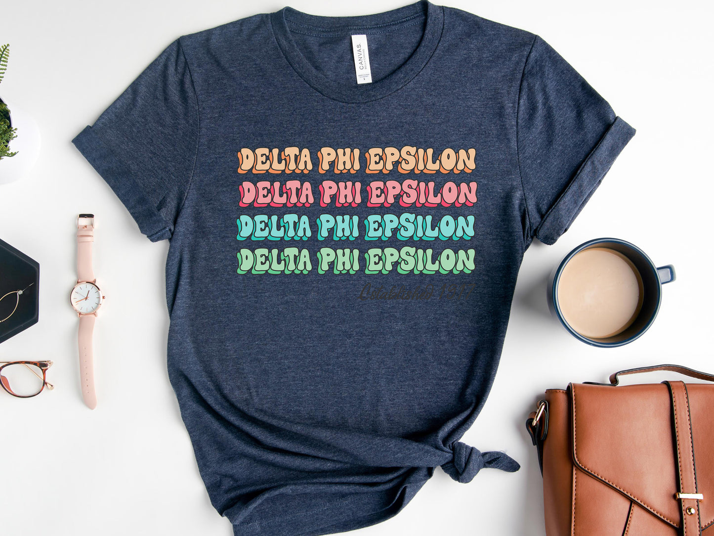 Delta Phi Epsilon Lucy Sorority T-shirt _ 270g