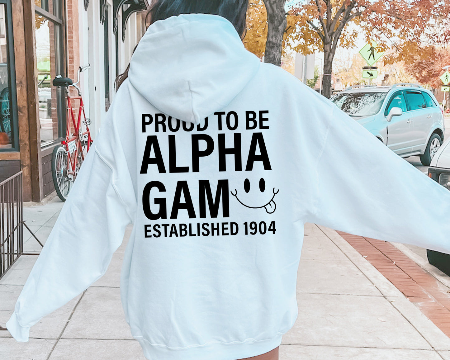 Alpha Gamma Delta Proud to Be Sorority Hoodie _ 33131g