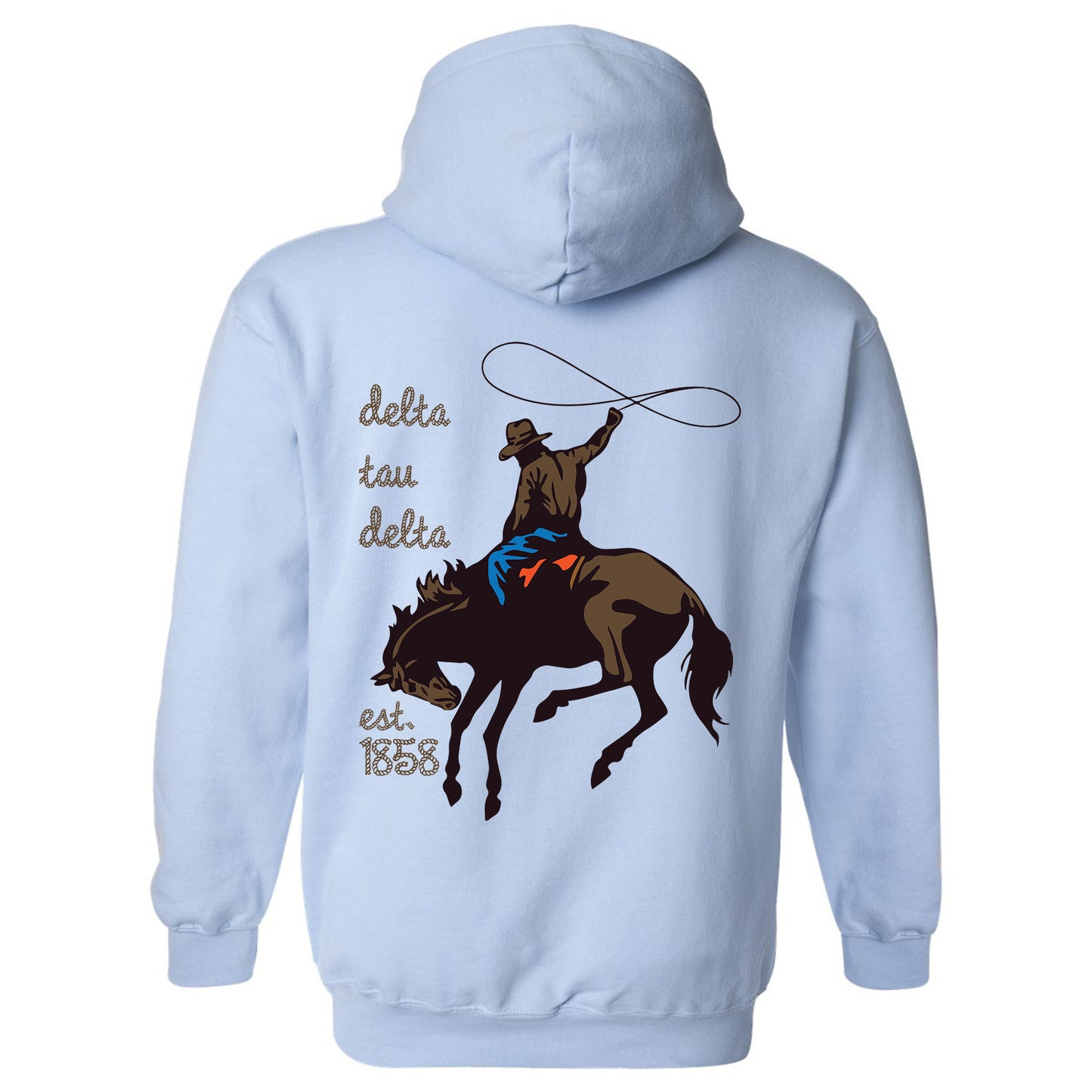 Delta Tau Delta Cowboy Fraternity Hoodie _ 31188g