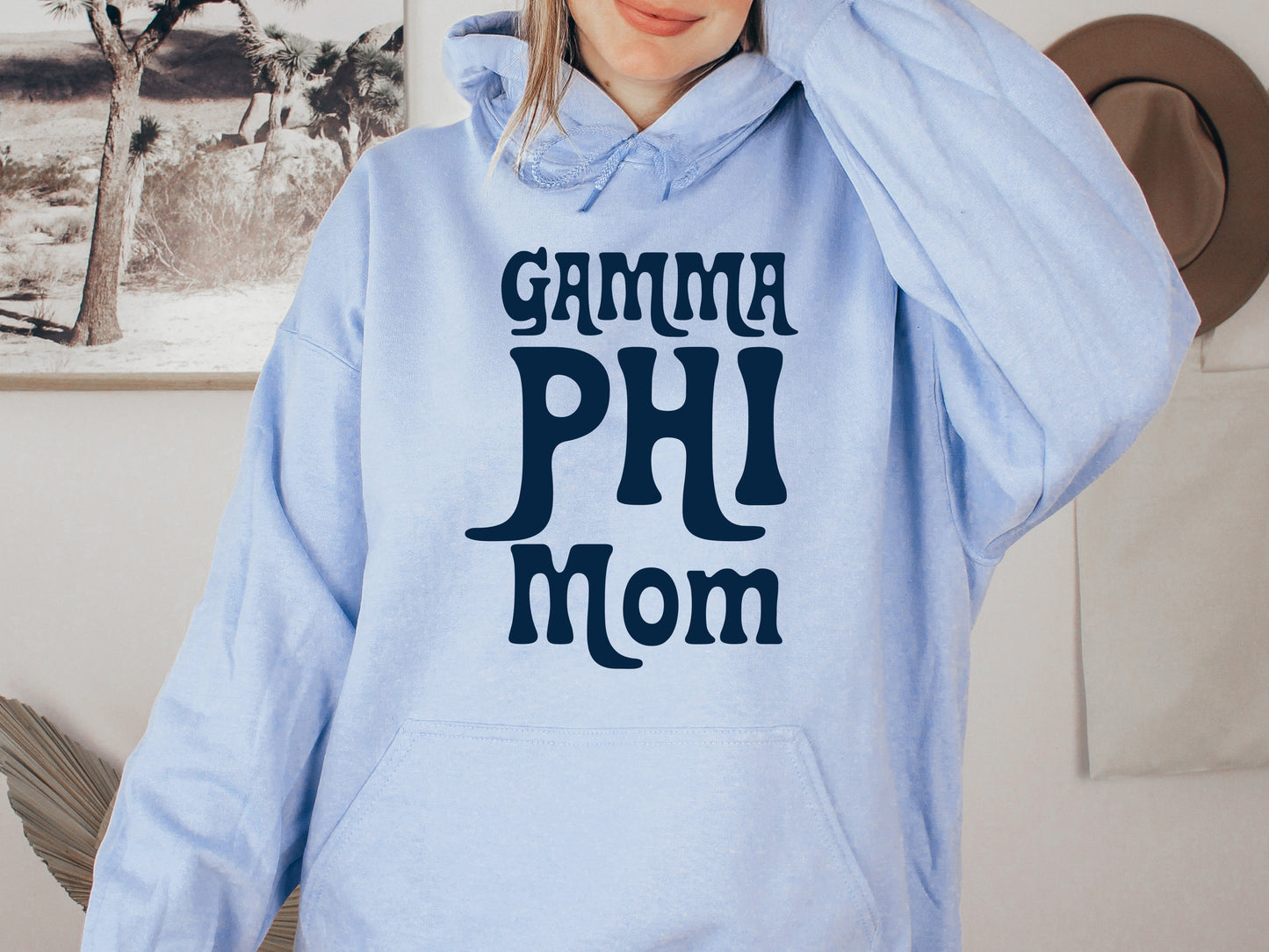 Gamma Phi Beta Got it from my Mom Sorority Hoodie _ 3085g
