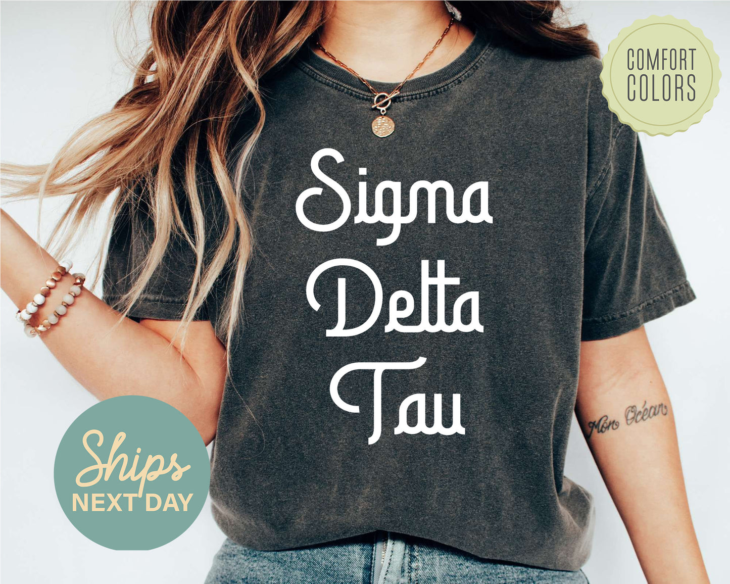 Sigma Delta Tau All About That Pop Comfort Colors Sorority T-shirt _ 2702g