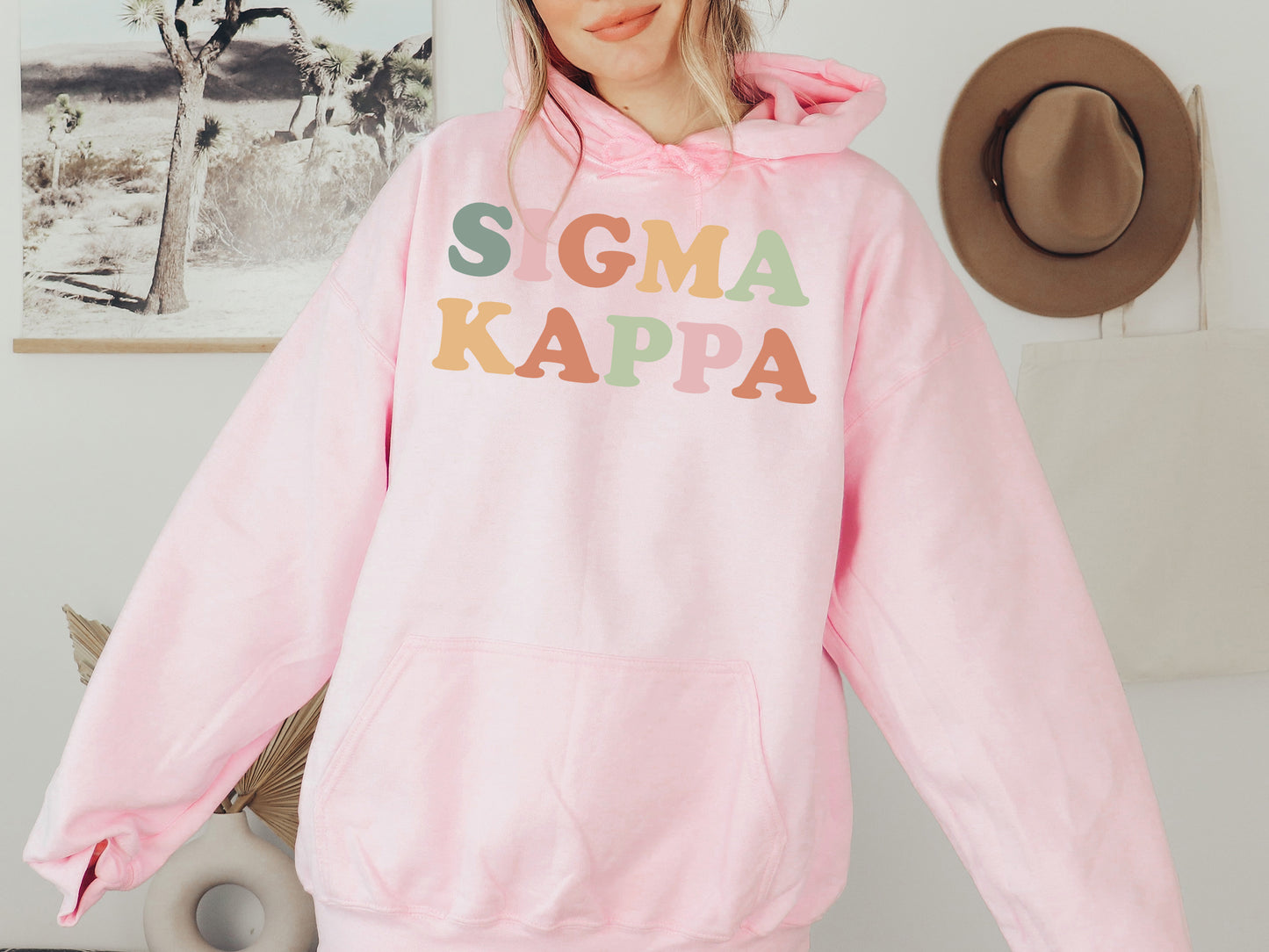 Sigma Kappa Bright and Proud Sorority Hoodie _ 436g