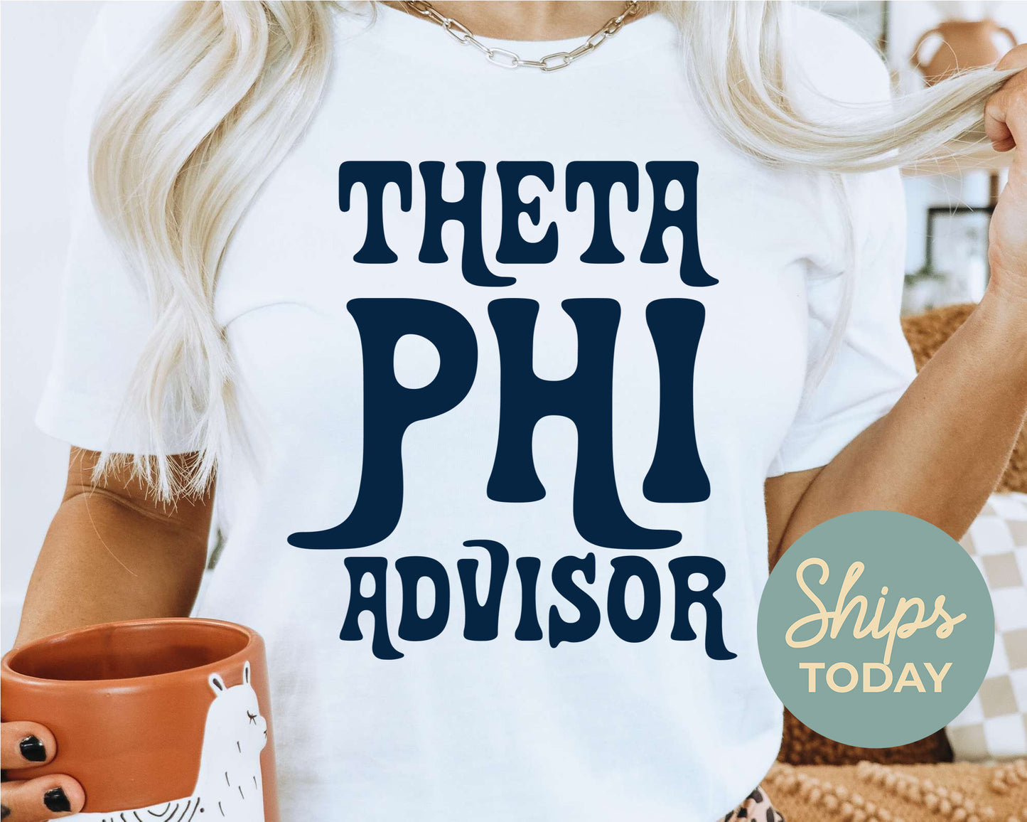 Theta Phi Alpha Best Advisor Sorority T-shirt _ 3121g