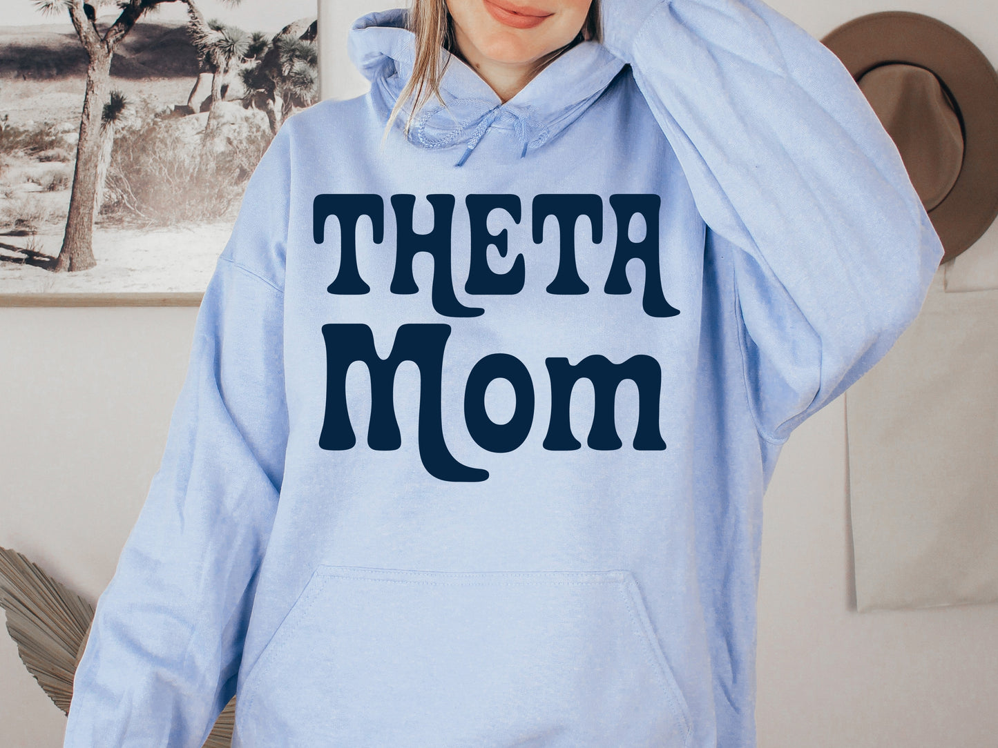 Kappa Alpha Theta Got it from my Mom Sorority Hoodie _ 3086g