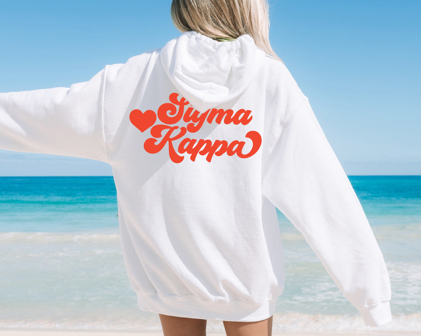 Sigma Kappa Red Heart Sorority Hoodie _ 33368g