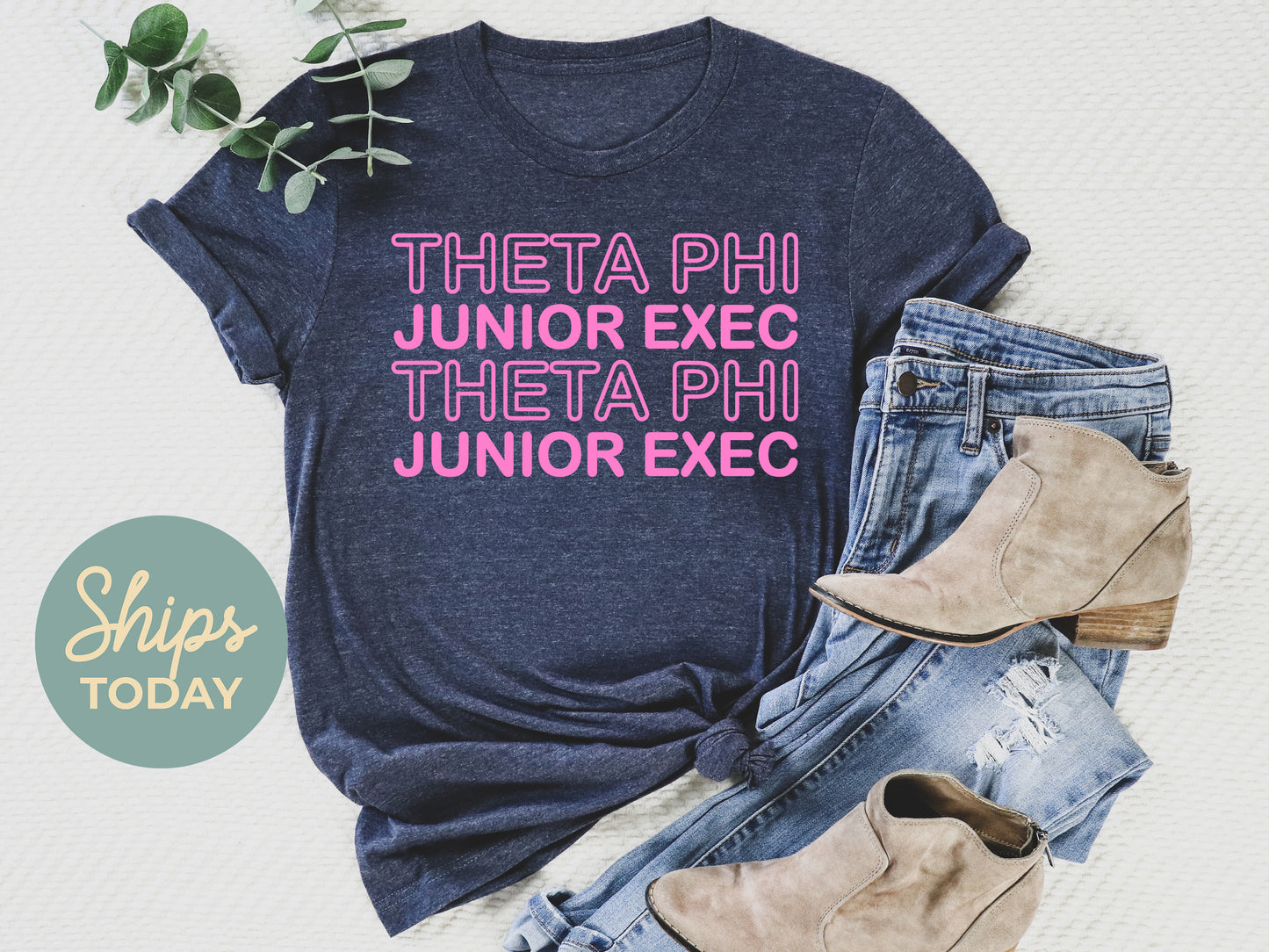 Theta Phi Alpha Junior Exec Sorority T-shirt _ 30950g