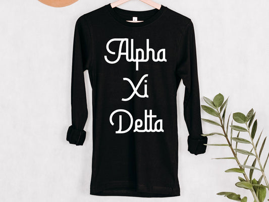 Alpha Xi Delta All About That Pop Sorority Long Sleeve T-shirt _ 2689g