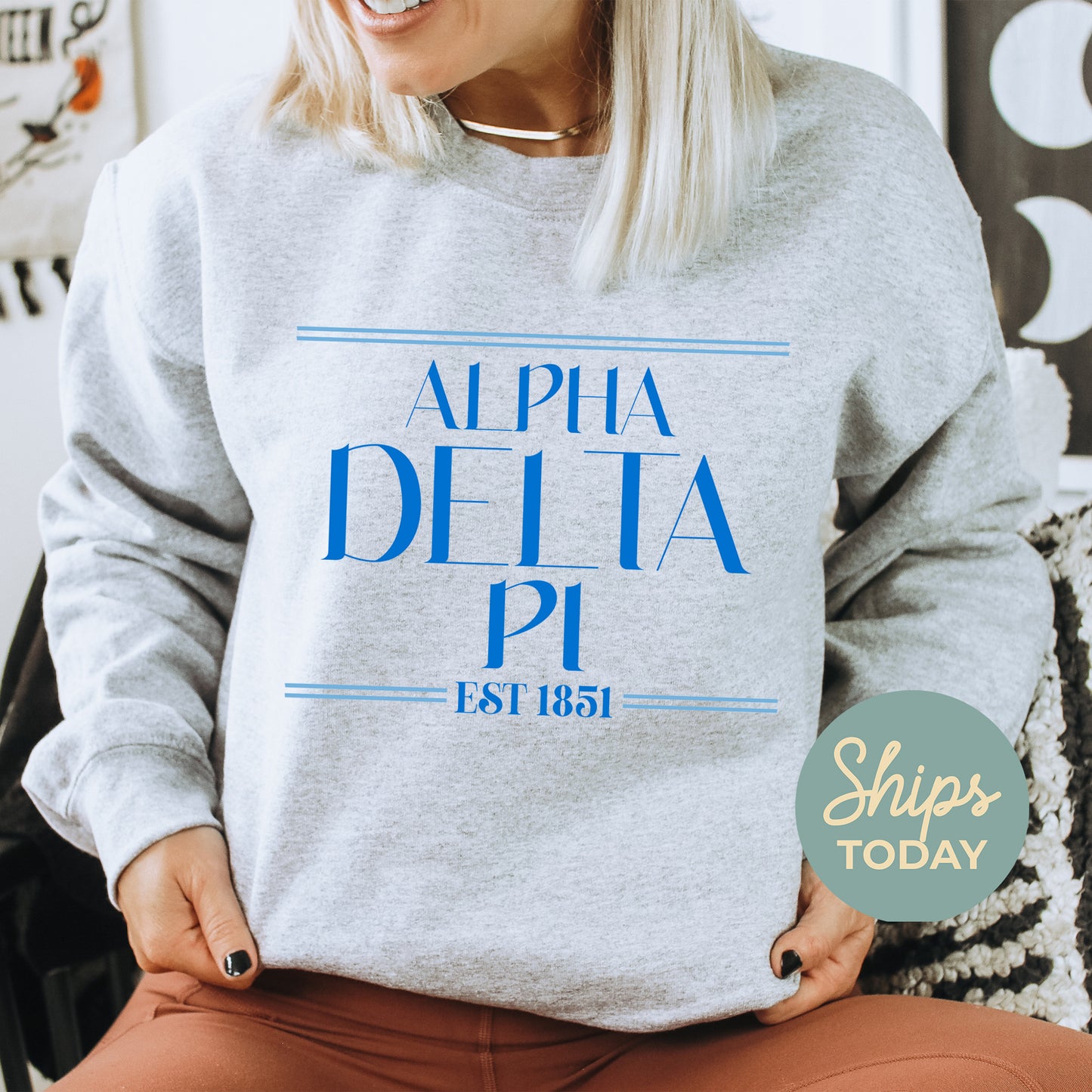 Alpha Delta Pi Greek Harmony Sorority Sweatshirt _ 34965g