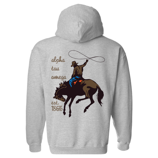 Alpha Tau Omega Cowboy Fraternity Hoodie _ 31183g