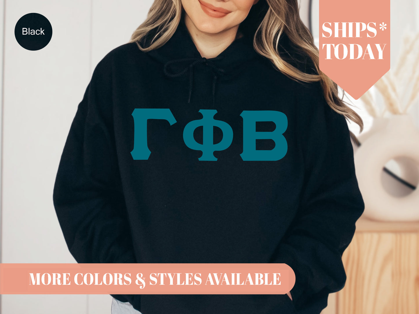 Gamma Phi Beta Back to the Basics Sorority Hoodie _ 636g