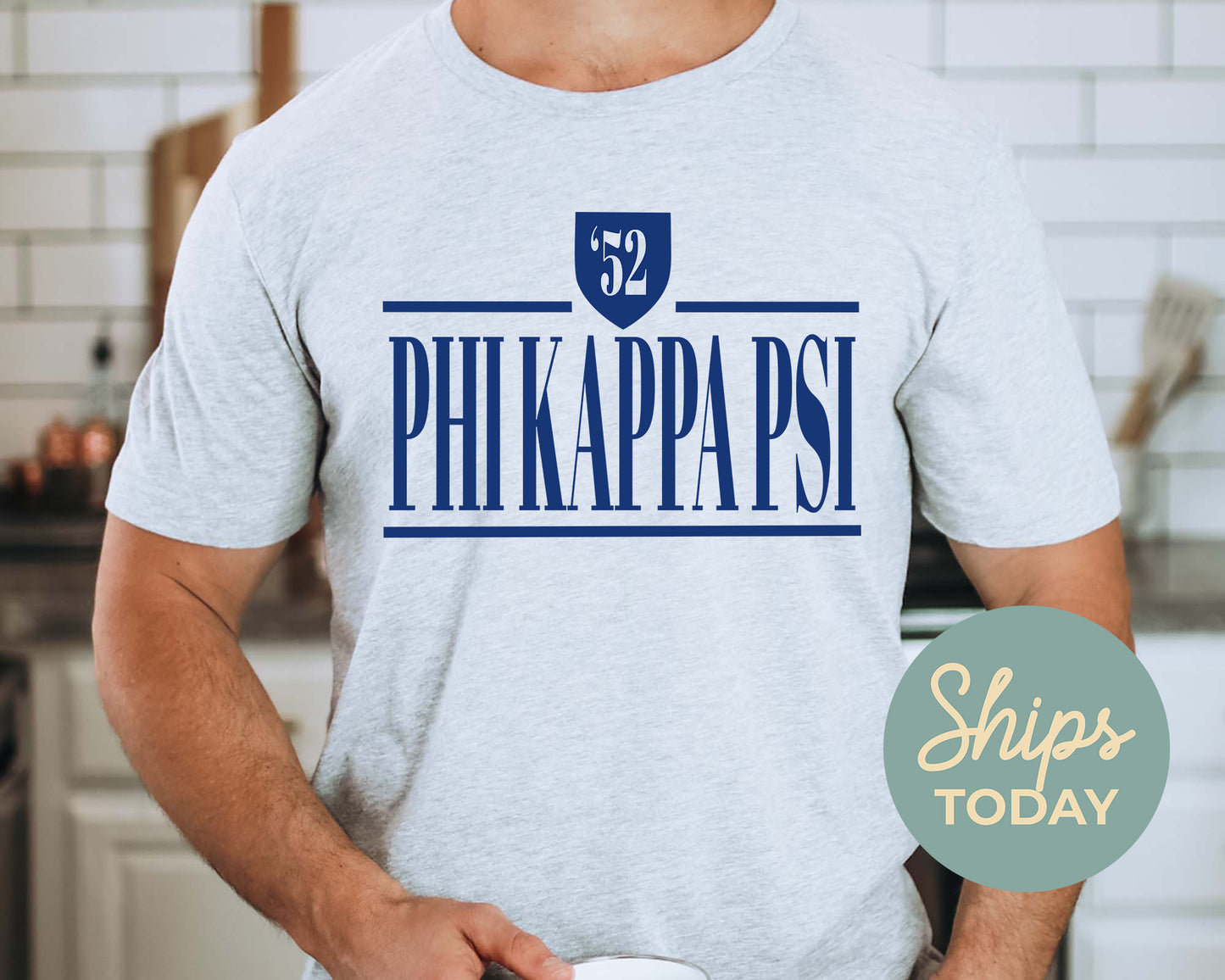 Phi Kappa Psi Shield Fraternity T-shirt _ 1198g
