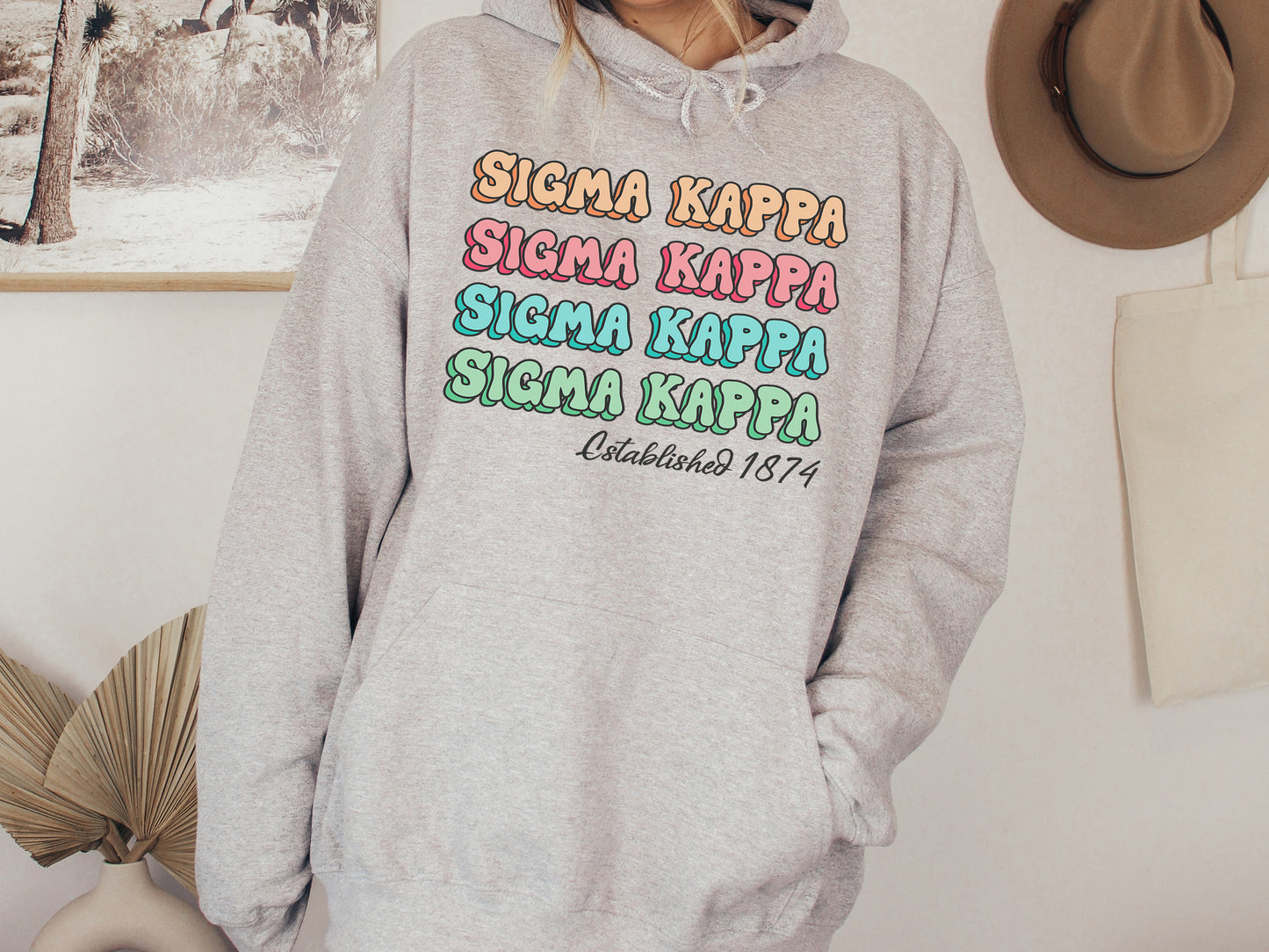 Sigma Kappa Lucy Sorority Hoodie _ 280g