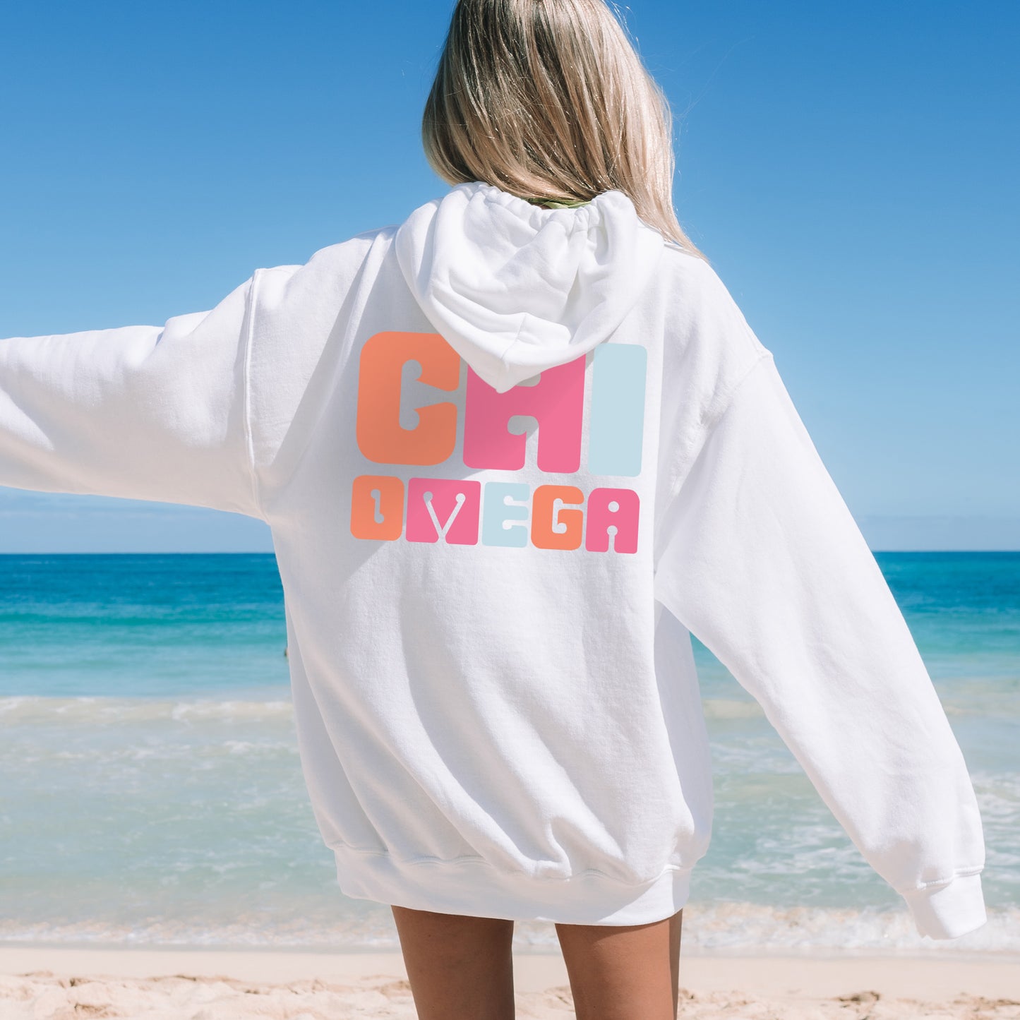 Chi Omega Vibrant Verve Sorority Hoodie _ 32610g