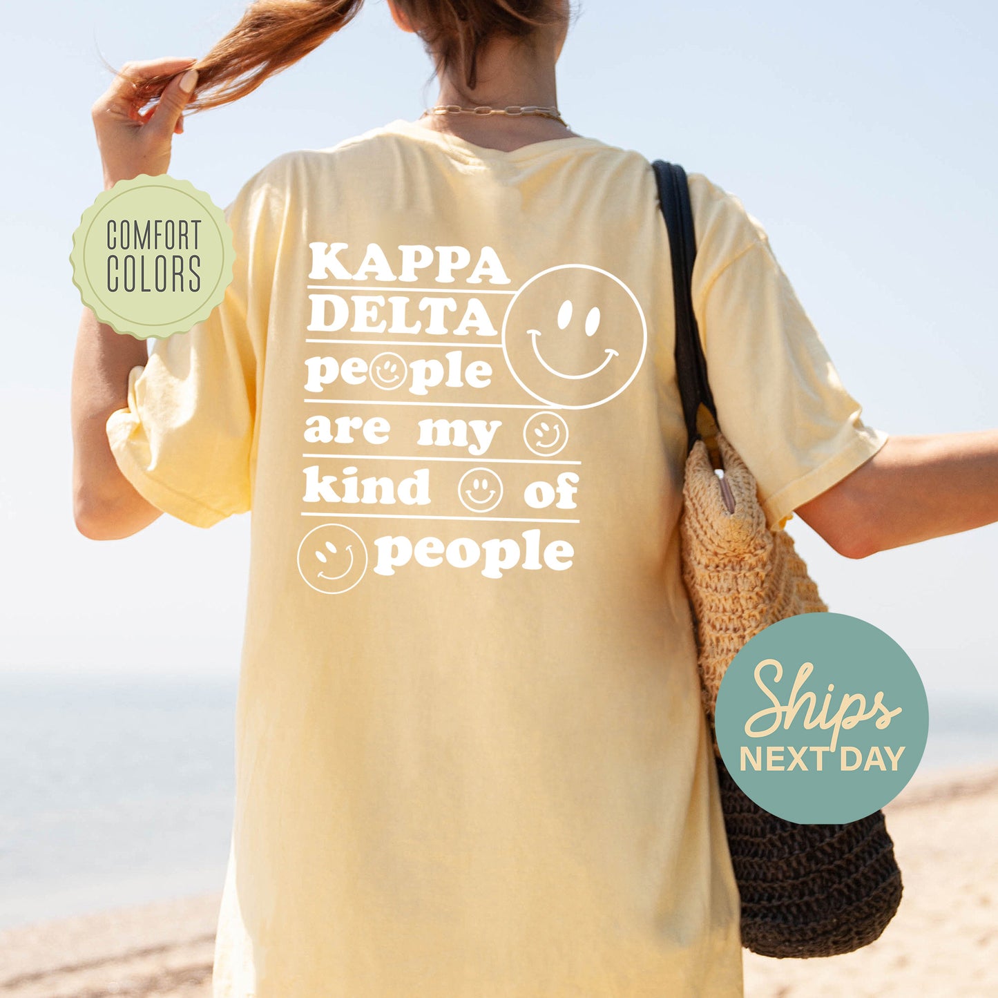 Kappa Delta My Kind of People Comfort Colors Sorority T-shirt _ 33274g