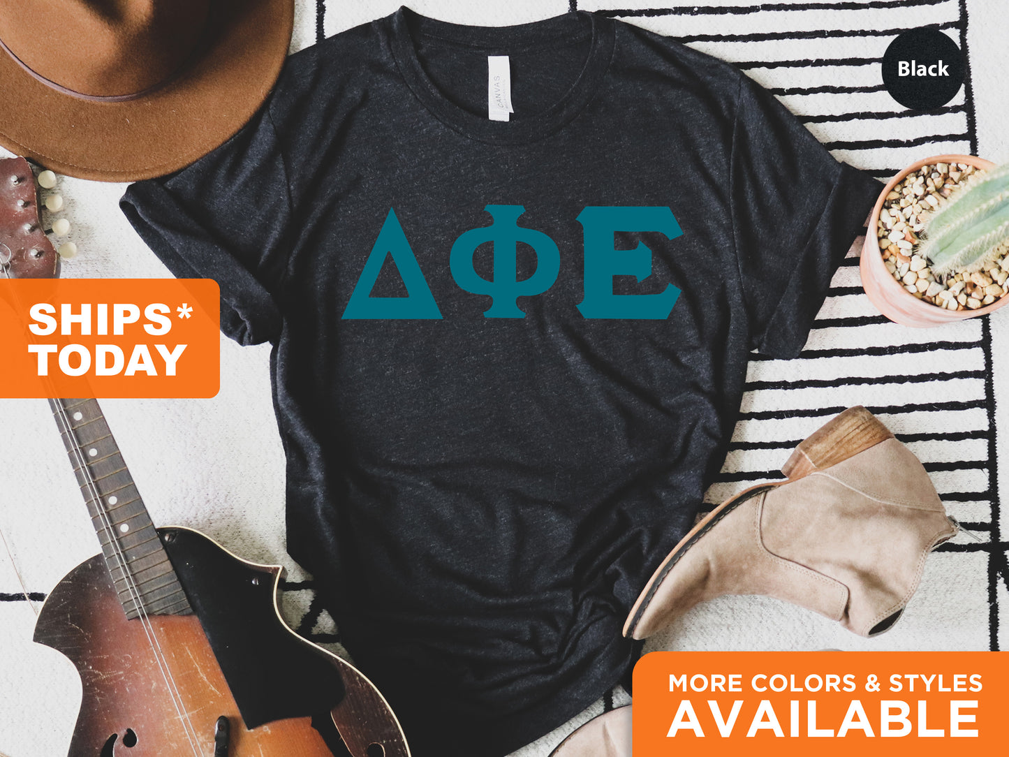 Delta Phi Epsilon Back to the Basics Sorority T-shirt _ 634g