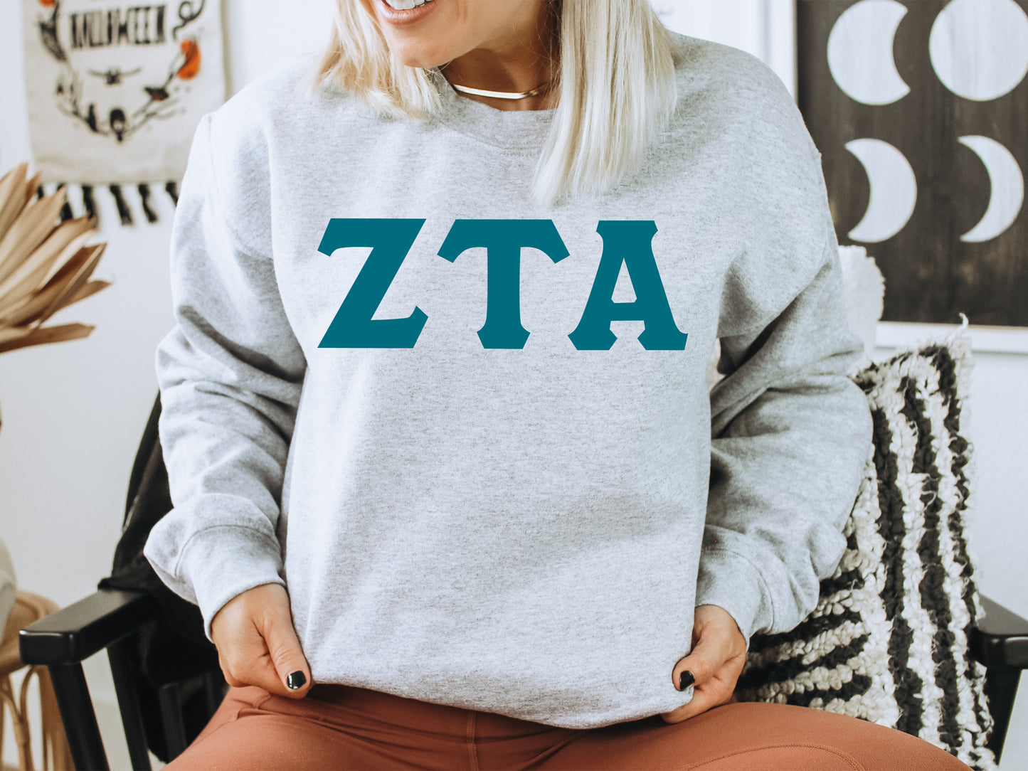 Zeta Tau Alpha Back to the Basics Sorority Sweatshirt _ 647g