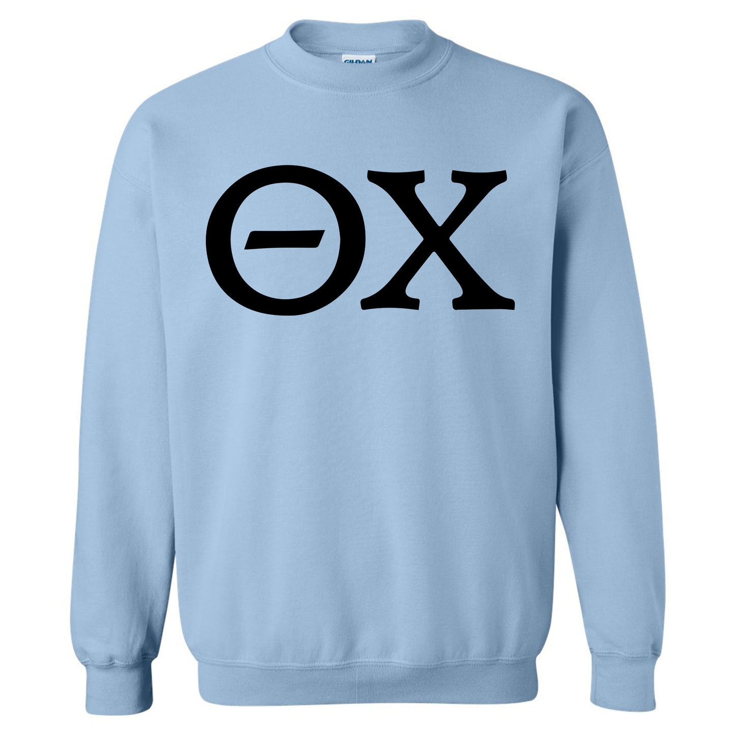Theta Chi Black Letters Fraternity Sweatshirt _ 34935g